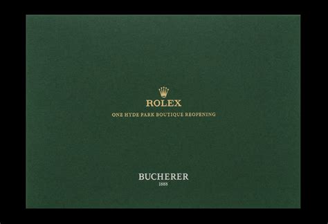 bucherer one hyde park|Bucherer and Rolex Re.